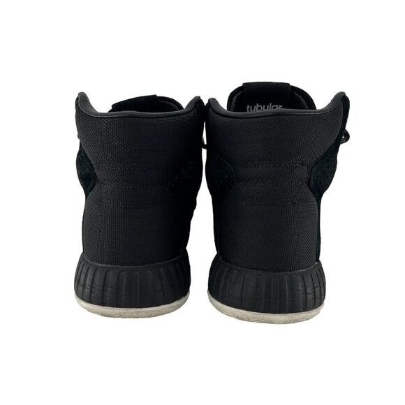 Adidas Vintage Tubular Instinct Core Black White High Top Sneakers Women's Sz 5 - Picture 4 of 12